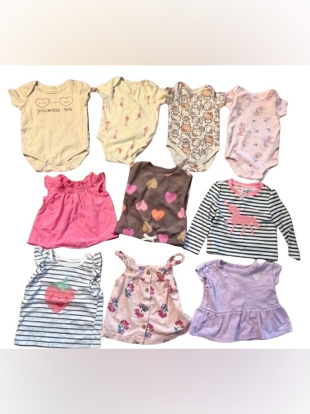 🌸 Baby Girl Clothing Mega Bundle – 10 Pieces
